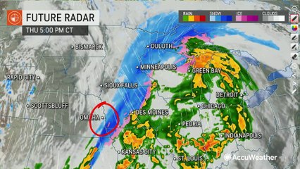 Heavy snow to fall across north-central US