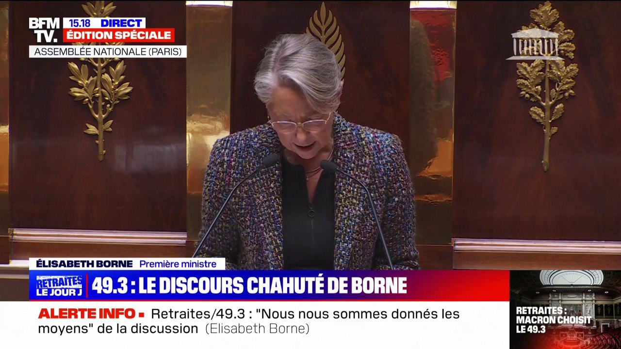 Élisabeth Borne: "On ne peut pas prendre le risque de voir 175 heures de débats parlementaires s'effondrer"