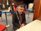 Görme engelli Mehmet Avar, AK Parti aday adaylığı için başvuru yaptı