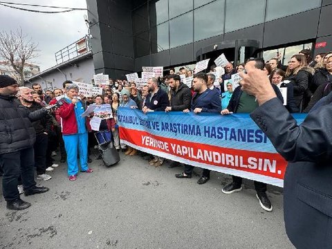 İSTANBUL EĞİTİM ARAŞTIRMA HASTANESİ ÇALIŞANLARI SAMATYA'DA KALMAK İSTİYORUZ