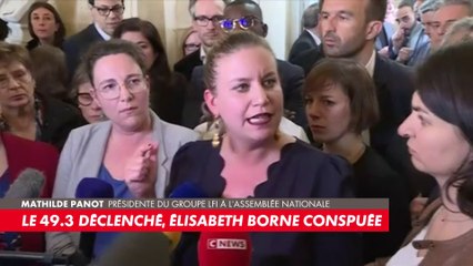 Mathilde Panot : «Rien n'est fini, le gouvernement a subi une défaite»