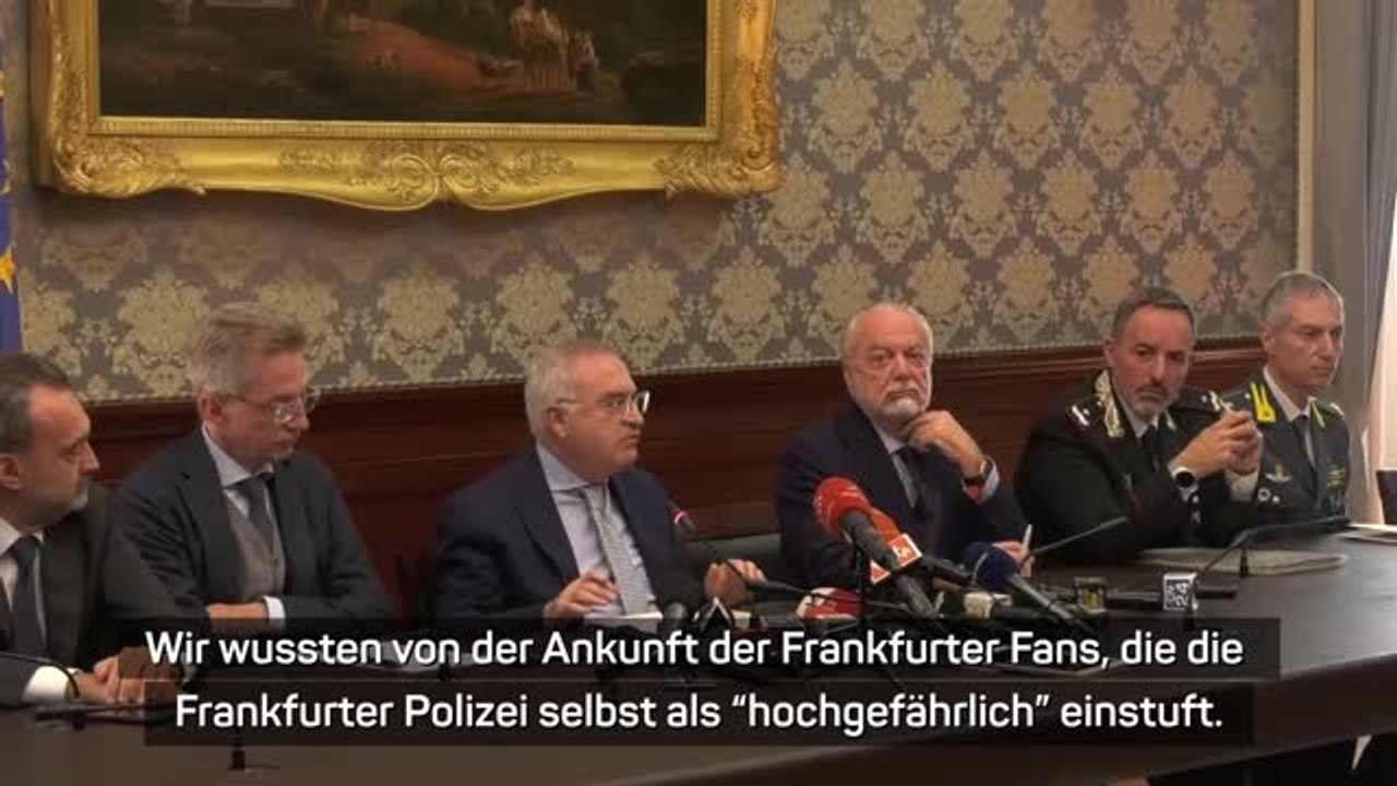 Neapels Polizeichef: 'Es ist nichts passiert'