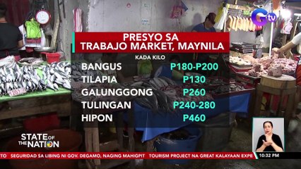 Download Video: Presyo ng isda sa ilang palengke sa Metro Manila, tumaas | SONA