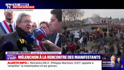 Jean-Luc Mélenchon sur la réforme des retraites: "C'est un texte qui n'a pas de légitimité"