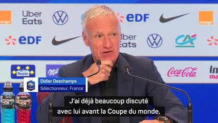 Bleus - Deschamps : "J'ai beaucoup discuté avec Pavard"