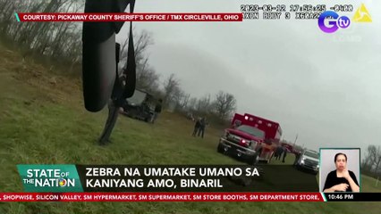 Zebra na umatake umano sa kaniyang amo, binaril | SONA