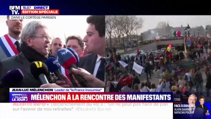 Regardez Jean-Luc Mélenchon qui s'en prend cet après-midi à un journaliste de BFM TV en plein direct  refusant ensuite de répondre à ses questions