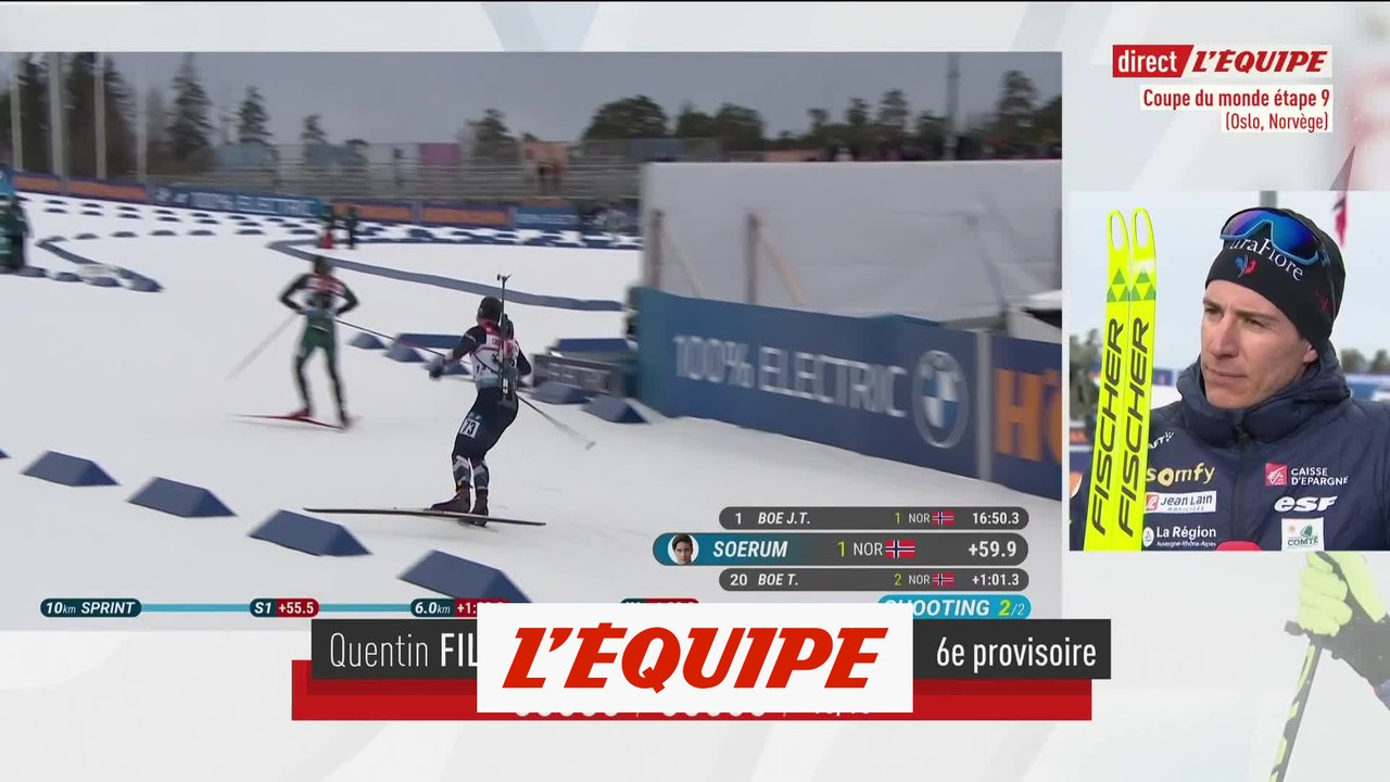 Fillon Maillet : « J'ai donné le maximum » - Biathlon - CM - Sprint
