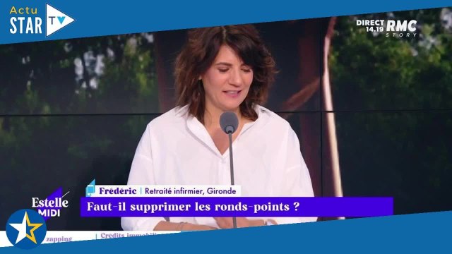 Estelle Denis perd son calme face à un auditeur en plein direct, Je vais être obligée de vous coupe