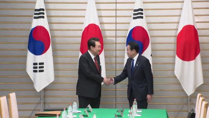 한일 '85분 회담' 후 공동회견...만찬·친교행사 / YTN