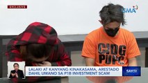 Lalaki at kanyang kinakasama, arestado dahil umano sa P1-B investment scam | Saksi