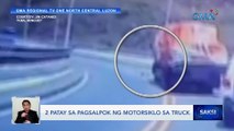 2 patay sa pagsalpok ng motorsiklo sa truck | Saksi