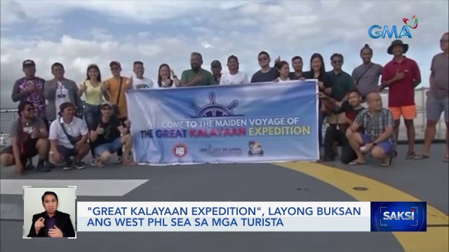 Great Kalayaan Expedition , layong buksan ang West Phl Sea sa mga turista | Saksi