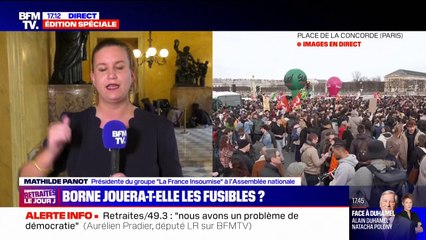 Mathilde Panot: "Qui sème le chaos récolte la censure"