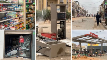 @ffrontements au marché Dior, les jeunes vandalisent la station Total