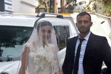 Depremzede çift Bodrum'da dünya evine girdi