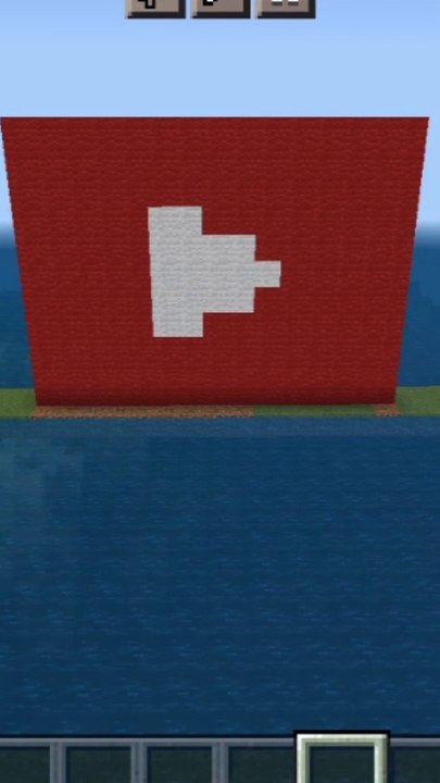 Minecraft satisfying YouTube logo please subscribe #short #shorts #viral #viralvideo #minecraft #minecraft #minecraftpe