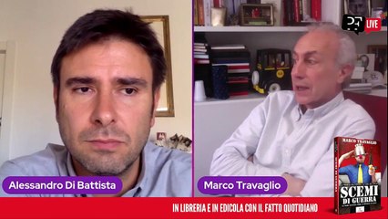 "Scemi di guerra", Marco Travaglio e Alessandro Di Battista dialogano sul conflitto in Ucraina