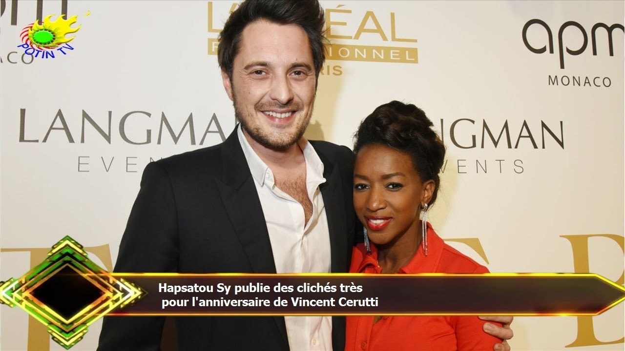 Hapsatou Sy publie des clichés très  pour l'anniversaire de Vincent Cerutti