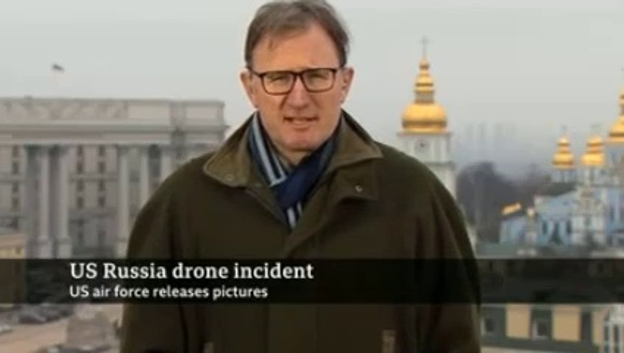 US Release Footage of Drone Crash with Russian Jet - Shocking Video