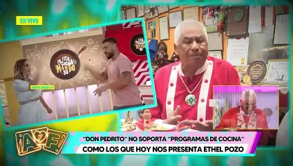 Don Pedrito, destrozó a los presentadores de ‘Mi mamá cocina mejor que la tuya’, Yaco Eskenazi y Ethel Pozo
