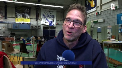 Reportage - Escrime handivalide, un fauteuil pour deux !