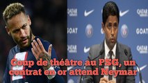 Coup de théâtre au PSG, un contrat en or attend Neymar.