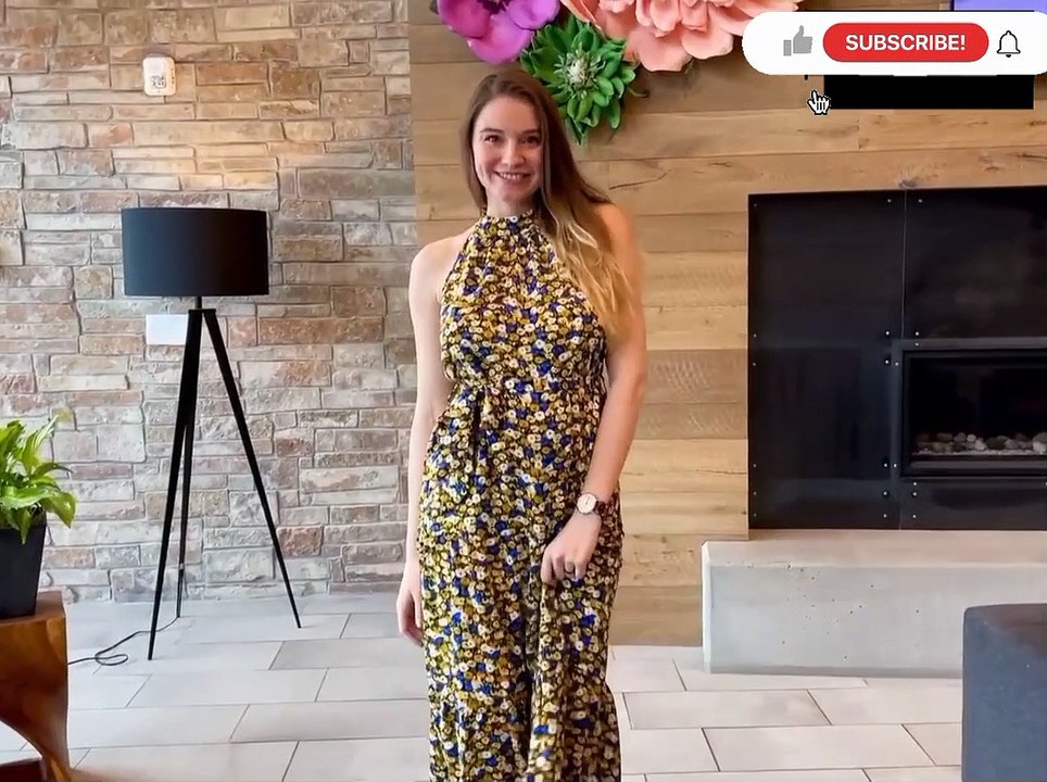 PRETTYGARDEN Women's Summer Floral Maxi Sun Dress Sleeveless Halter Neck Flowy Ruffle Hem Long Boho Dresses with Belt