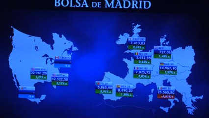La Bolsa española cierra con un repunte del 1,5 % tras subida de tipos de BCE