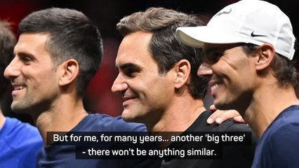 Video herunterladen: Tennis won't have a 'big three' like Djokovic, Federer, Nadal again - Del Potro