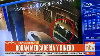 Rompieron los candados y se llevaron la ropa más exclusiva valuada en $us 6 mil