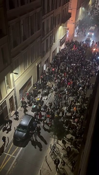 Retraites : une manifestation en cours dans les rues de Marseille