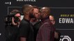 UFC 286 - Le premier face-à-face entre Edwards et Usman