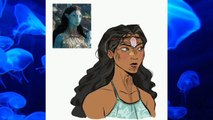 Personagens do filme Avatar em versões humanas