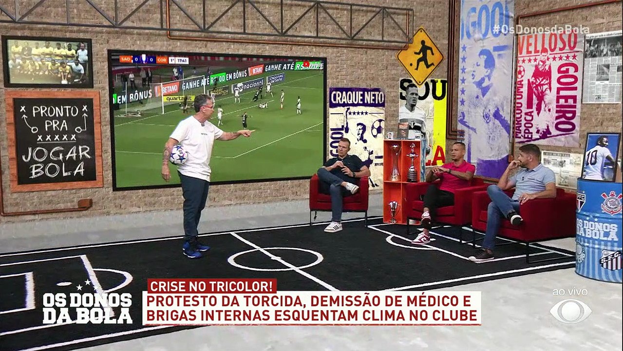 Debate Donos: Rogério Ceni deve ser demitido do São Paulo? Neto comenta 16/03/2023 18:45:38