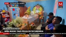 Familiares y maestros se manifiestan en Teotihuacán por estudiante que murió tras riña por bullying