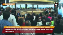 El ing. Carlos Rovira, presidente de la Cámara de Representantes de Misiones, destacó la importancia que tendrá para la provincia la inauguración del primer edificio de Silicon Misiones