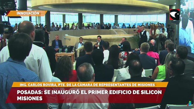 El ing. Carlos Rovira, presidente de la Cámara de Representantes de Misiones, destacó la importancia que tendrá para la provincia la inauguración del primer edificio de Silicon Misiones