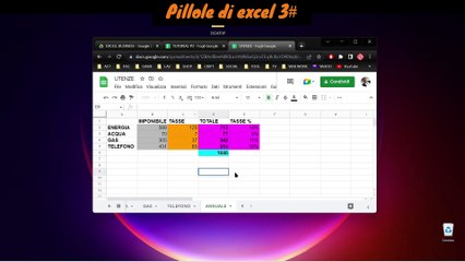 EXCEL TUTORIAL #3 COME CONNETTERE DATI TRA FOGLI DIVERSI