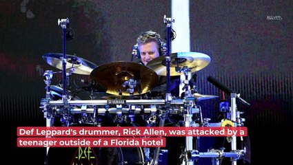 Drummer Rick Allen Assaulted In Florida