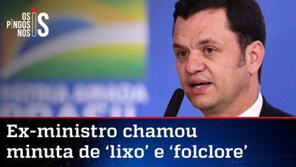 Anderson Torres esclarece caso da minuta ao TSE