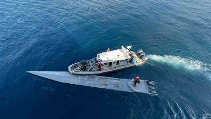Colombia seizes 5,800 pounds of cocaine from a submarine