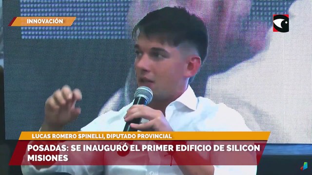 Lucas Romero Spinelli celebró la inauguración del primer edificio de Silicon Misiones en Posadas que potenciará la ciencia misionera