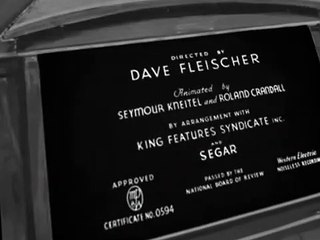 Popeye (1933) E029 The Spinach Overture