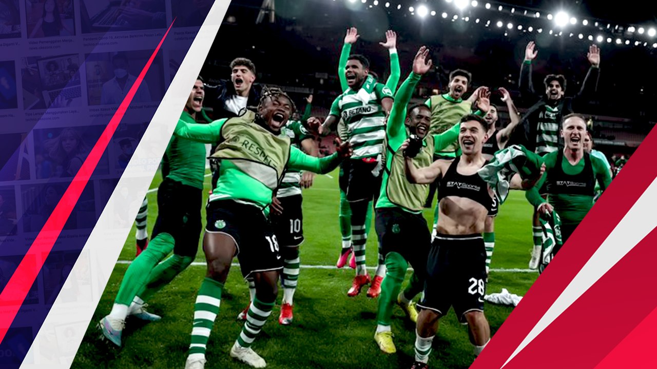 Singkirkan Arsenal dari Liga Europa, Sporting CP Berpesta di Emirates