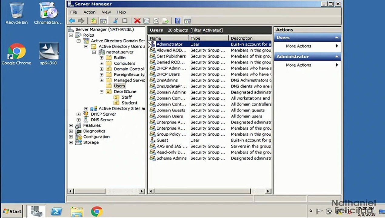 2. Creating users from the organizational chart