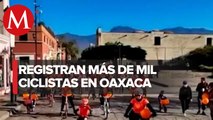 En Oaxaca se realizó un conteo de ciclistas para evaluar y hacer planes de movilidad