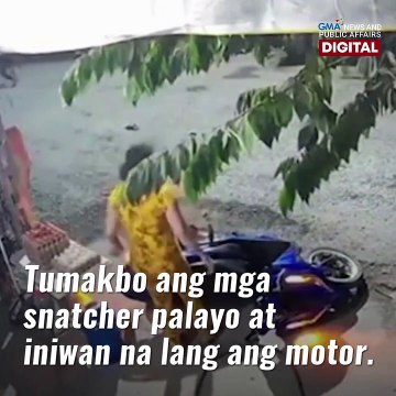 Babaeng pumalag sa snatchers, nakuha ang motor ng mga magnanakaw! | GMA News Feed