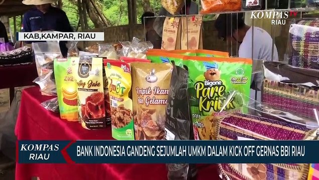 Bank Indonesia Gandeng Sejumlah Umkm Dalam Kick Off Gernas BBI Riau
