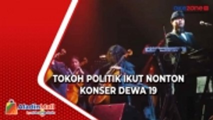 Deretan Tokoh Politik Ikut Nonton Konser Dewa 19 di JIS